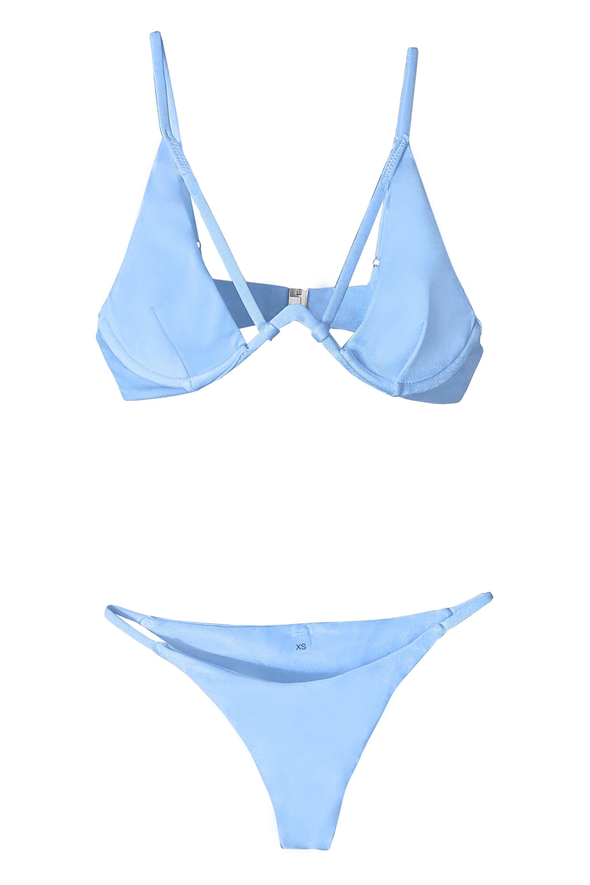 Triangle Bikini Set - Baby Blue – LUSEA SWIMWEAR